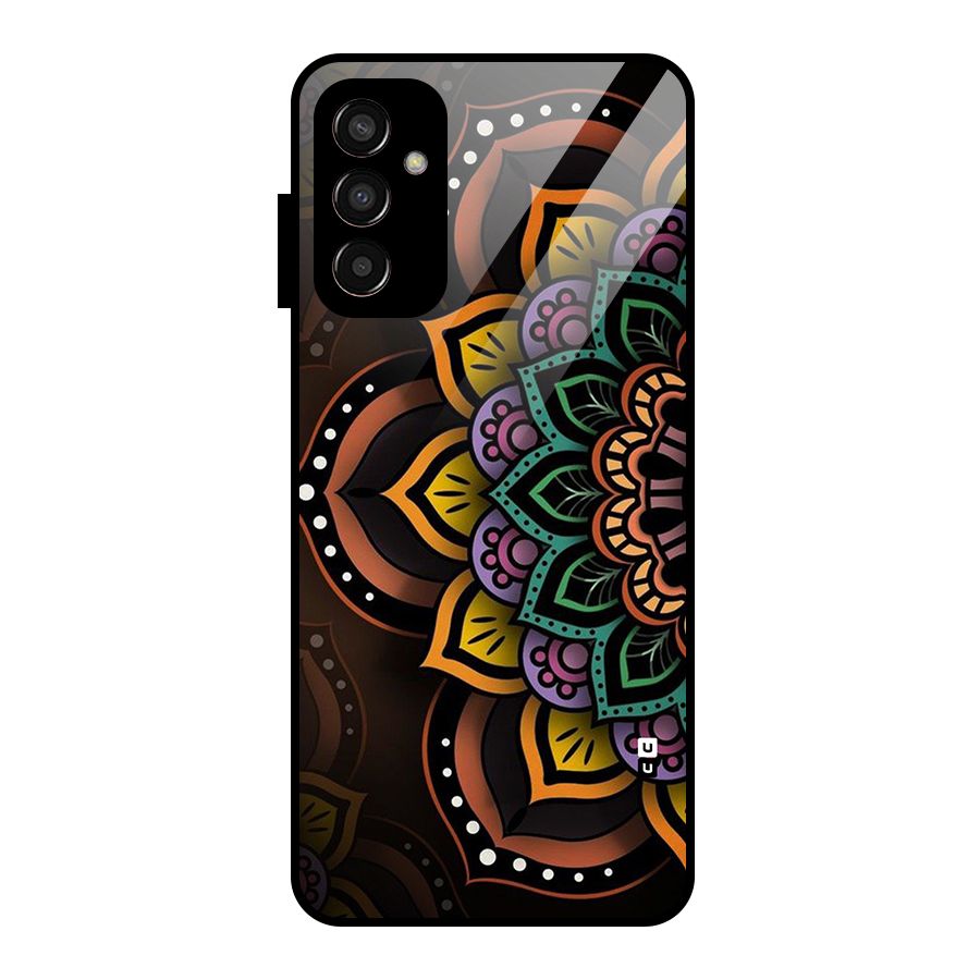 Mandala Artist Glass Back Case for Galaxy F13