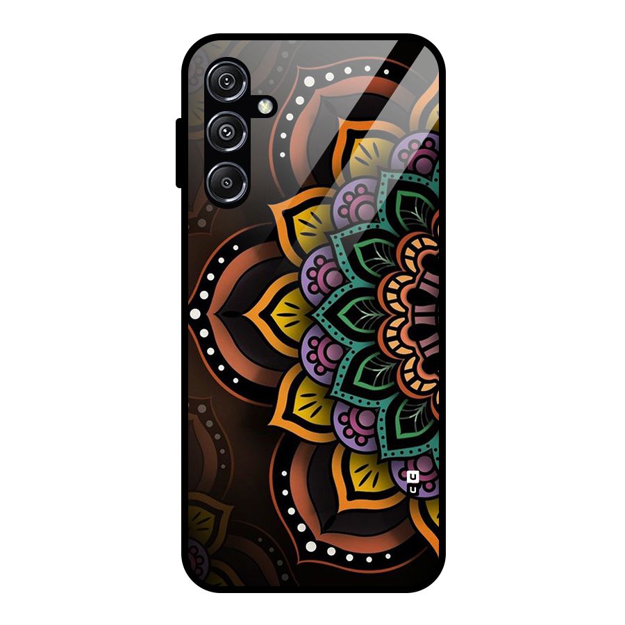 Mandala Artist Glass Back Case for Galaxy M34 5G