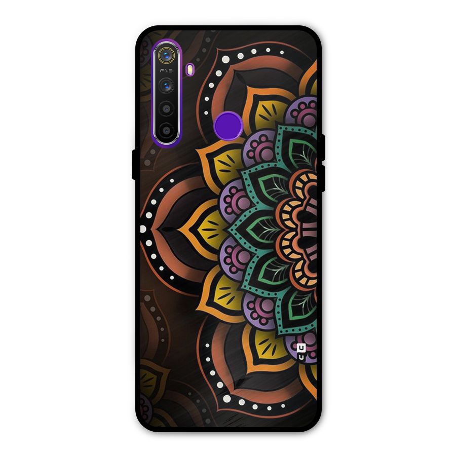 Mandala Artist Glass Back Case for Realme 5s
