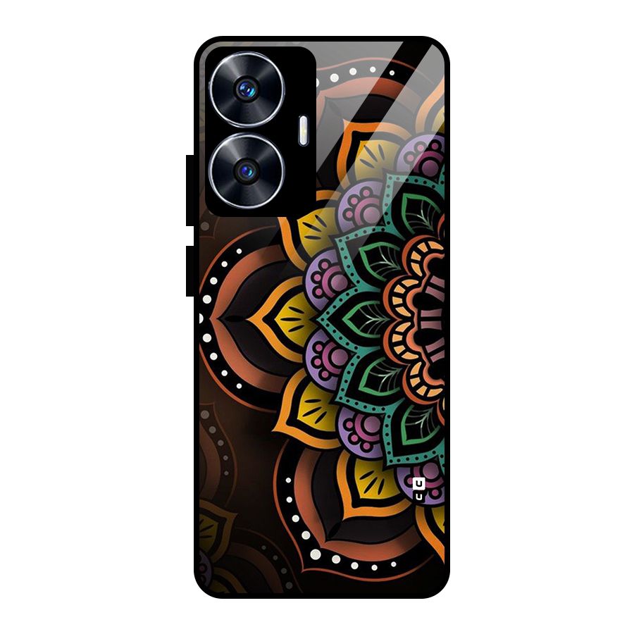 Mandala Artist Glass Back Case for Realme Narzo N55