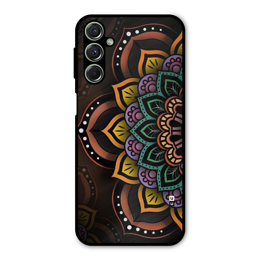 Mandala Artist Metal Back Case for Galaxy F34