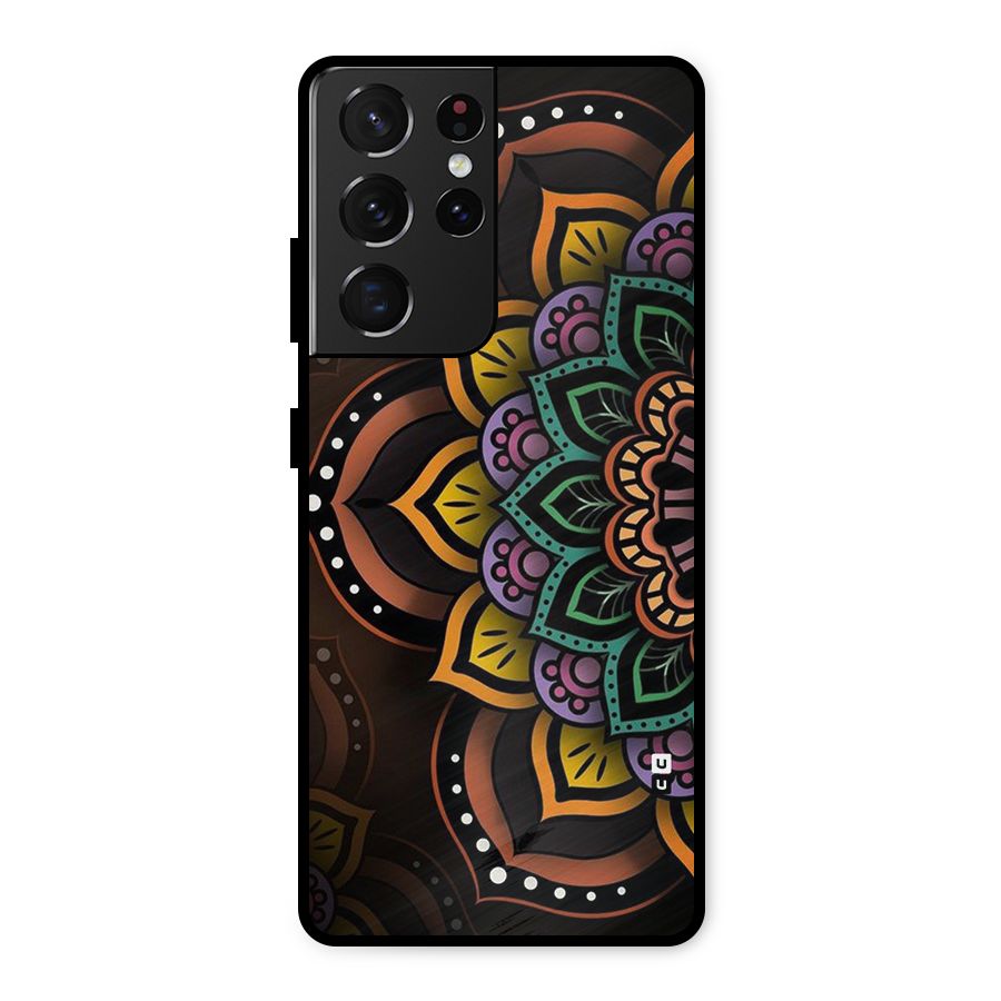 Mandala Artist Metal Back Case for Galaxy S21 Ultra 5G