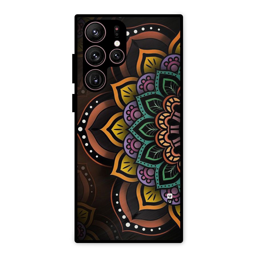 Mandala Artist Metal Back Case for Galaxy S22 Ultra 5G