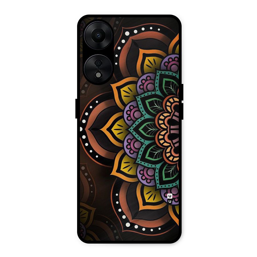 Mandala Artist Metal Back Case for Oppo A78 5G