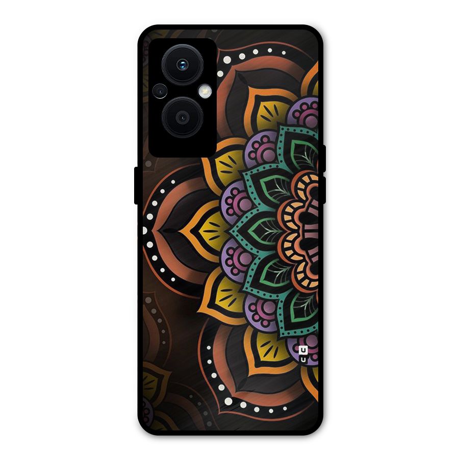 Mandala Artist Metal Back Case for Oppo F21s Pro 5G