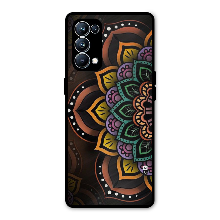 Mandala Artist Metal Back Case for Oppo Reno5 Pro 5G