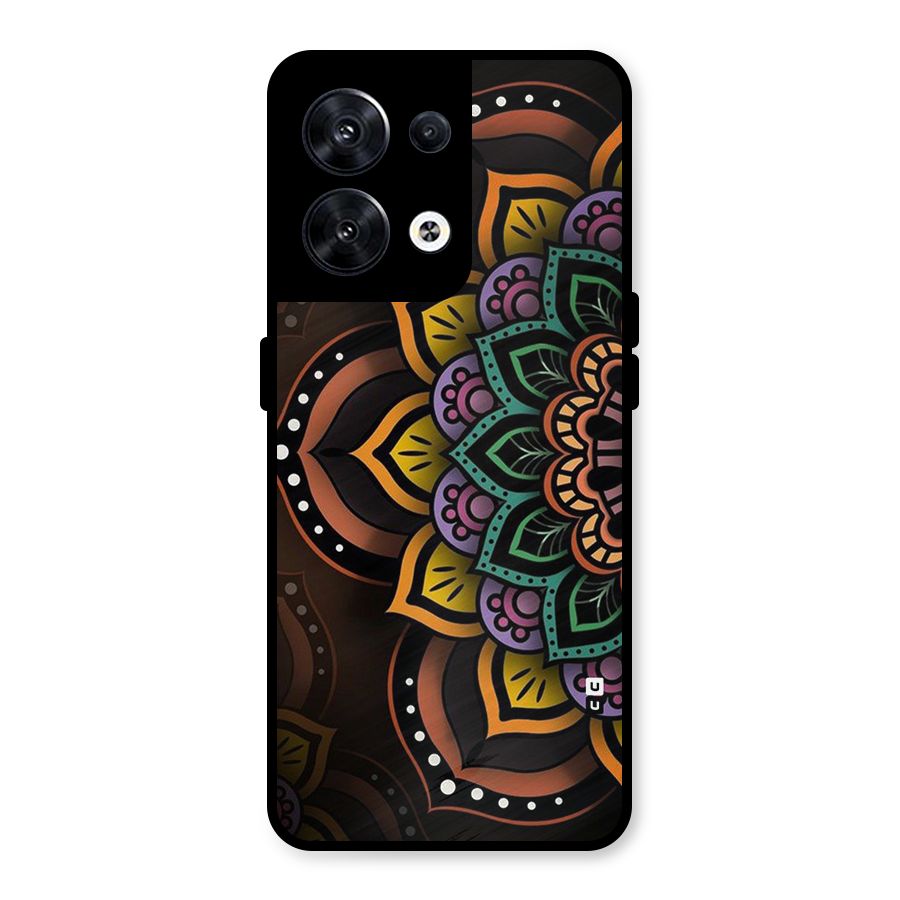 Mandala Artist Metal Back Case for Oppo Reno8 5G