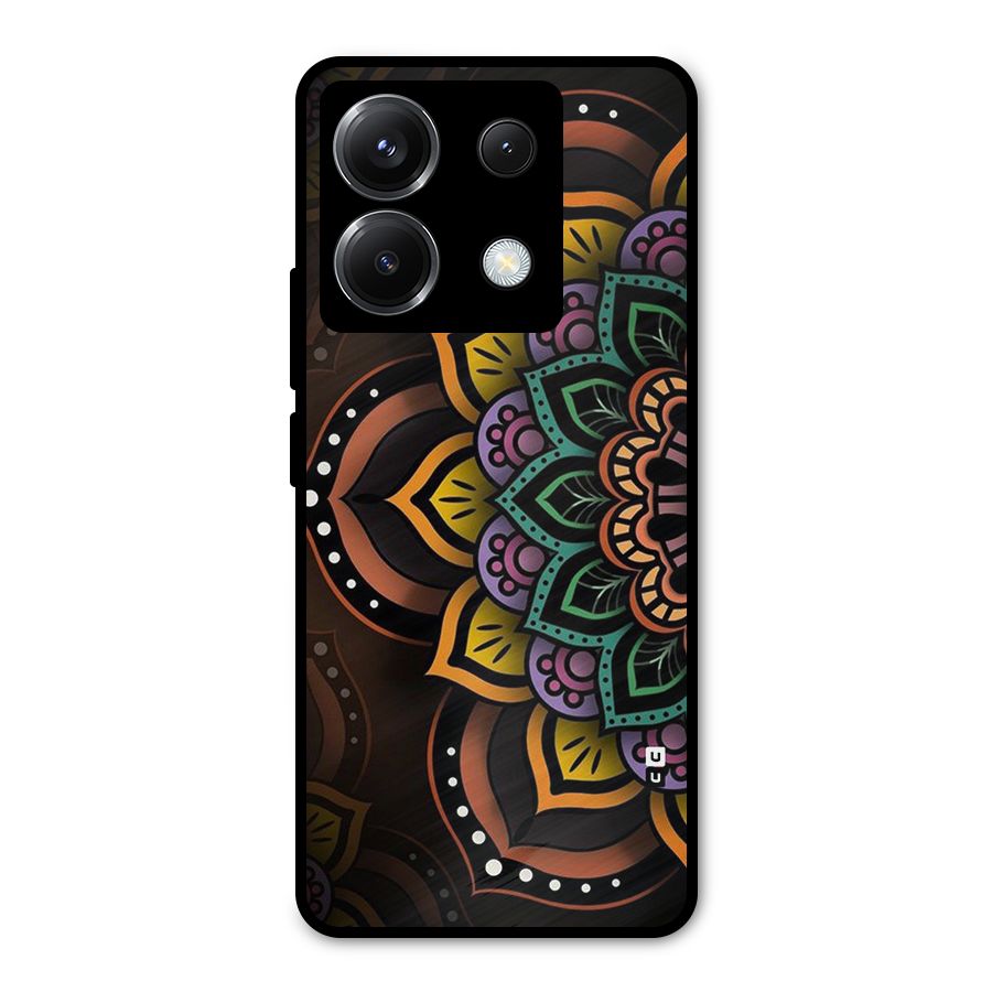 Mandala Artist Metal Back Case for Poco X6