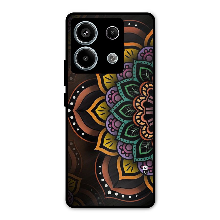 Mandala Artist Metal Back Case for Redmi Note 13 Pro 5G