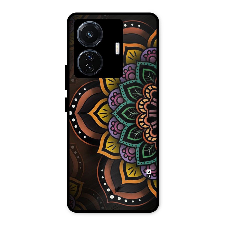 Mandala Artist Metal Back Case for Vivo T1 Pro