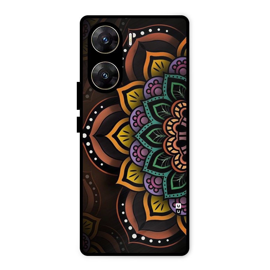 Mandala Artist Metal Back Case for Vivo V29e