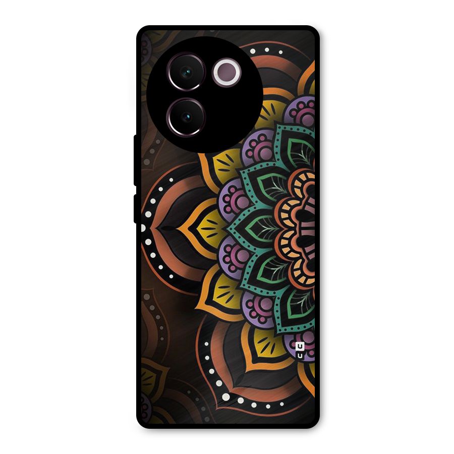 Mandala Artist Metal Back Case for Vivo V30e