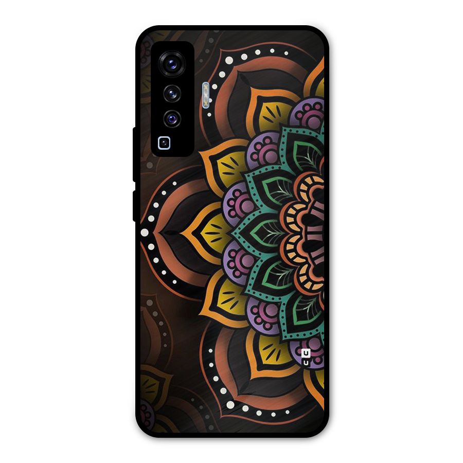 Mandala Artist Metal Back Case for Vivo X50