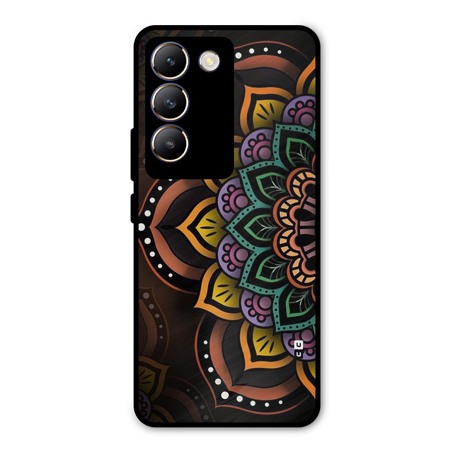Mandala Artist Metal Back Case for Vivo Y200e