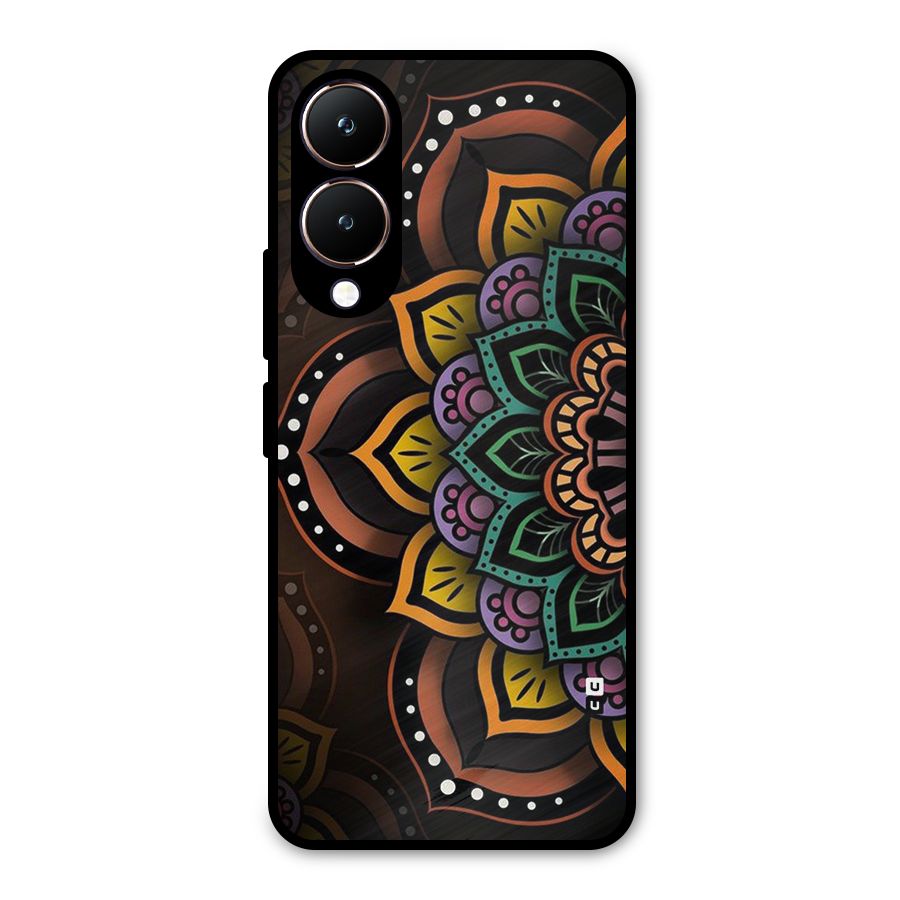 Mandala Artist Metal Back Case for Vivo Y28