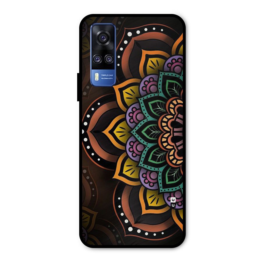 Mandala Artist Metal Back Case for Vivo Y51A