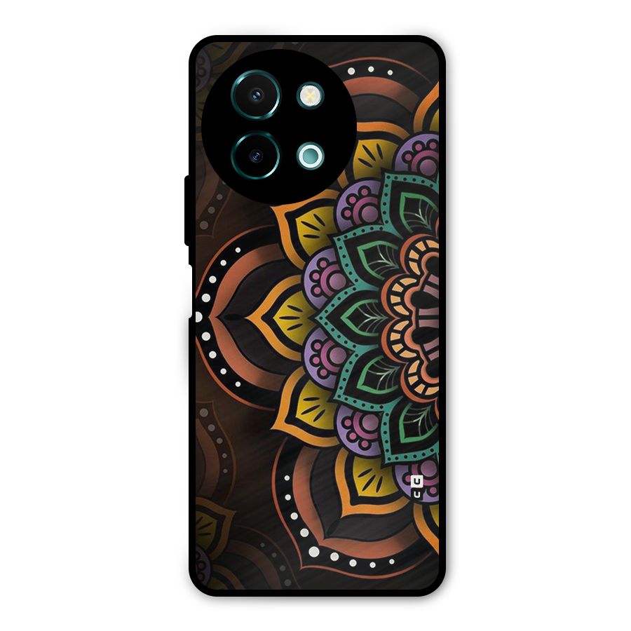 Mandala Artist Metal Back Case for Vivo Y58