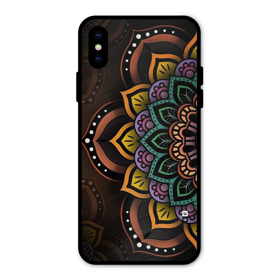 Mandala Artist Metal Back Case for iPhone XS