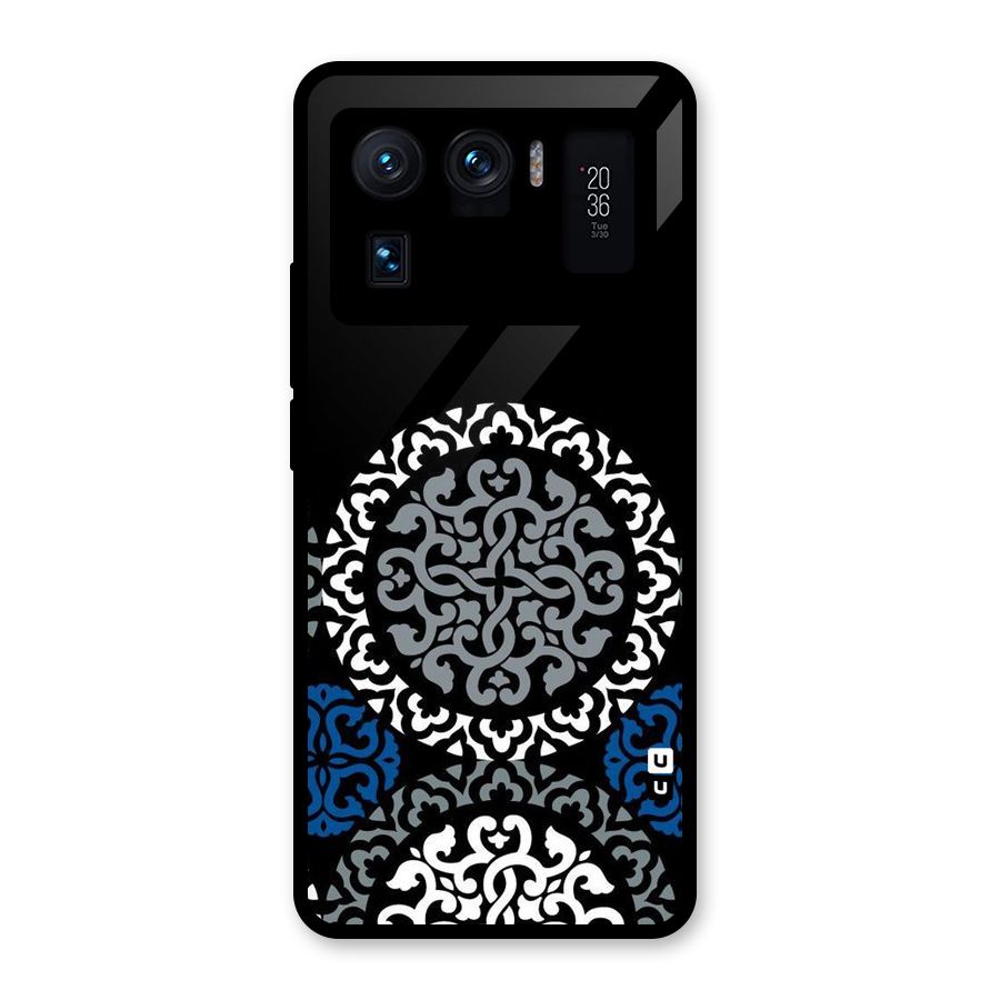 Mandala Circle Pattern Glass Back Case for Mi 11 Ultra