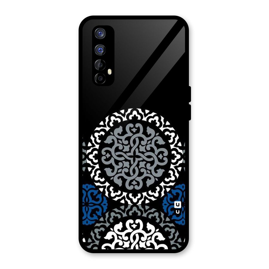 Mandala Circle Pattern Glass Back Case for Realme Narzo 20 Pro