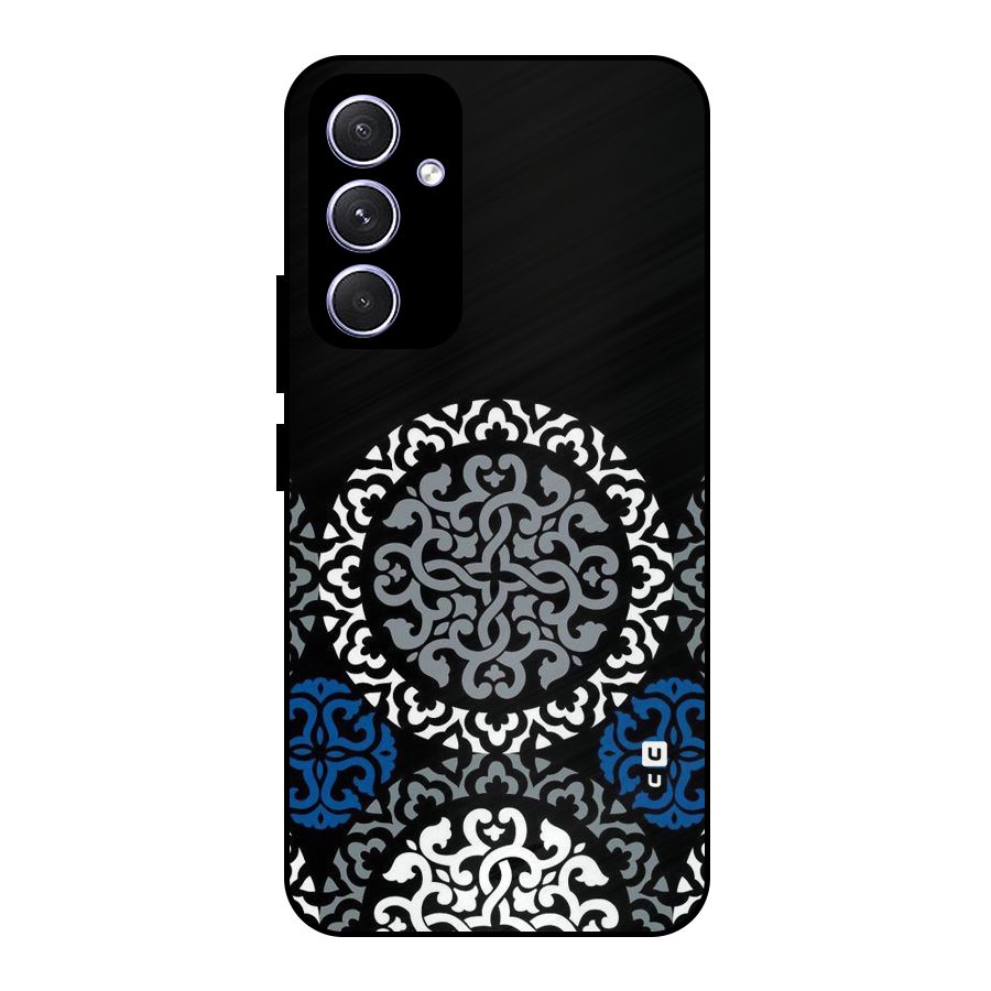 Mandala Circle Pattern Metal Back Case for Galaxy A54