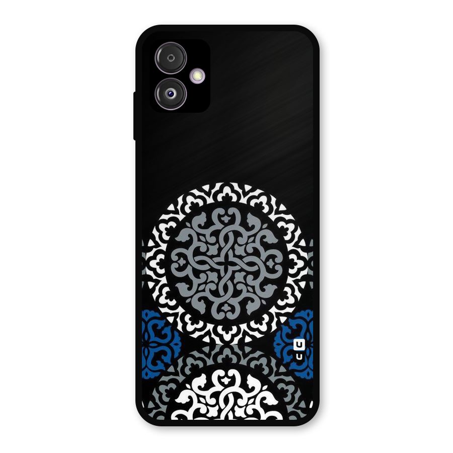 Mandala Circle Pattern Metal Back Case for Galaxy F14