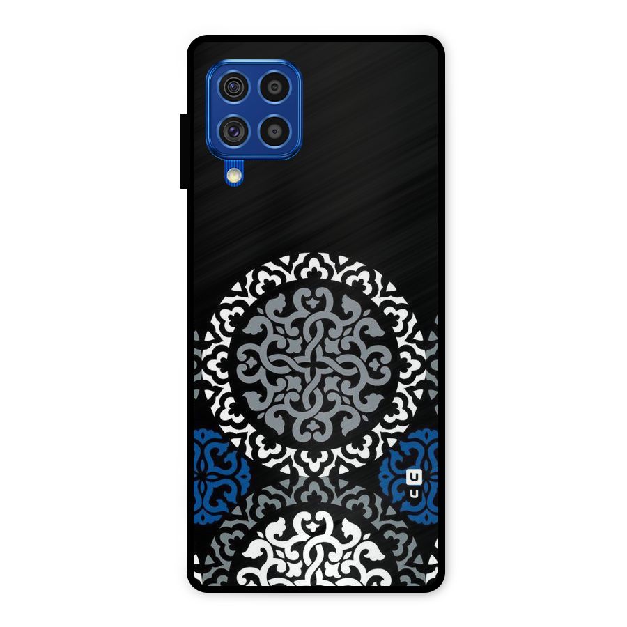 Mandala Circle Pattern Metal Back Case for Galaxy F62