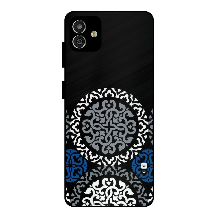 Mandala Circle Pattern Metal Back Case for Galaxy M13 5G