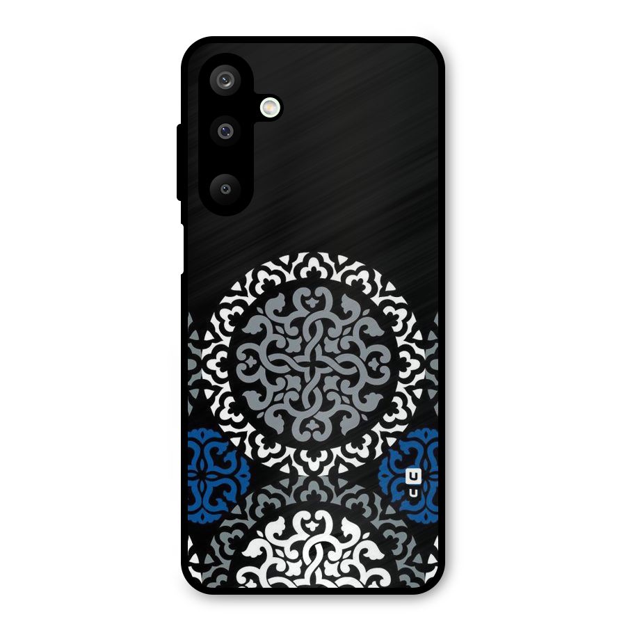 Mandala Circle Pattern Metal Back Case for Galaxy M16