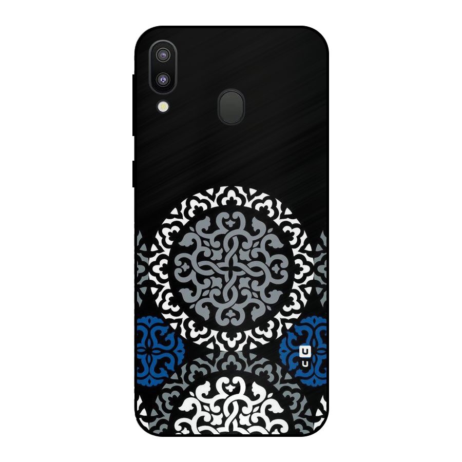 Mandala Circle Pattern Metal Back Case for Galaxy M20