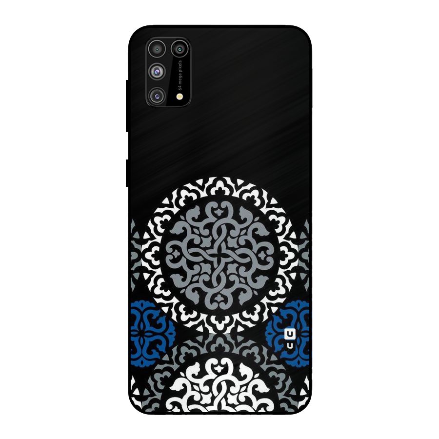 Mandala Circle Pattern Metal Back Case for Galaxy M31