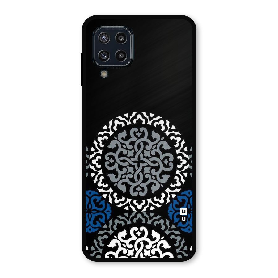 Mandala Circle Pattern Metal Back Case for Galaxy M32