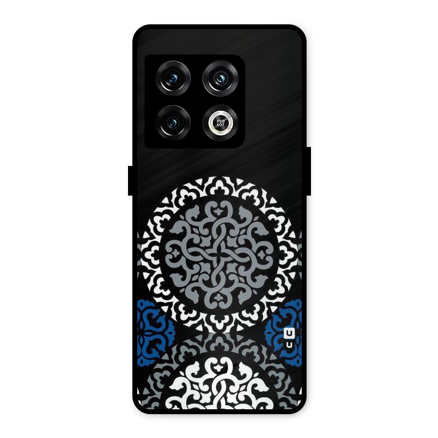 Mandala Circle Pattern Metal Back Case for OnePlus 10 Pro 5G
