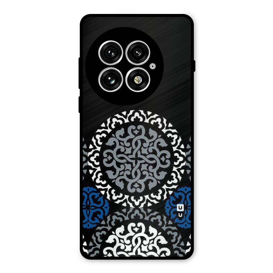 Mandala Circle Pattern Metal Back Case for OnePlus 13