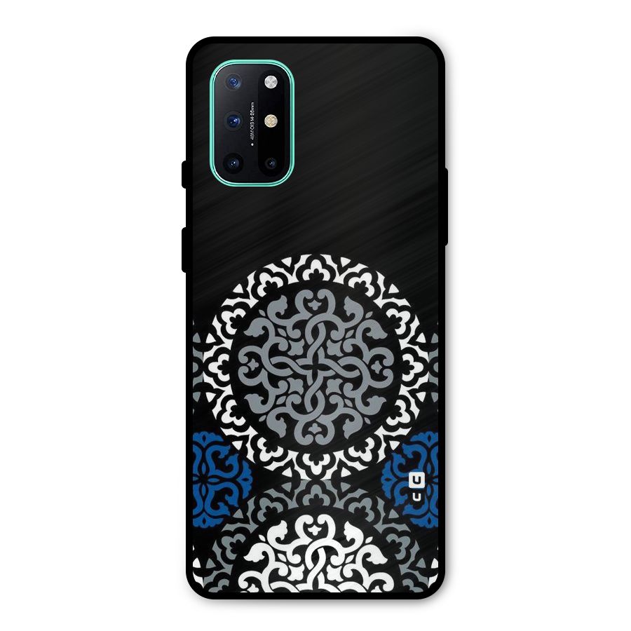 Mandala Circle Pattern Metal Back Case for OnePlus 8T