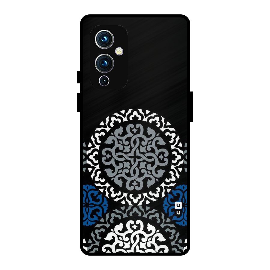 Mandala Circle Pattern Metal Back Case for OnePlus 9