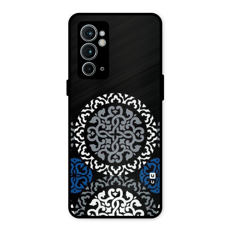 Mandala Circle Pattern Metal Back Case for OnePlus 9RT 5G
