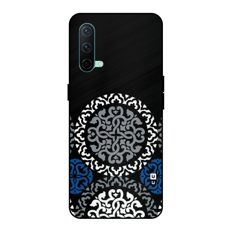 Mandala Circle Pattern Metal Back Case for OnePlus Nord CE 5G