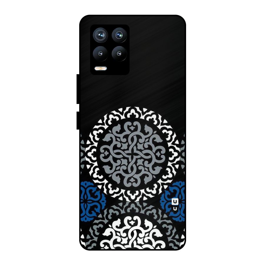 Mandala Circle Pattern Metal Back Case for Realme 8 Pro