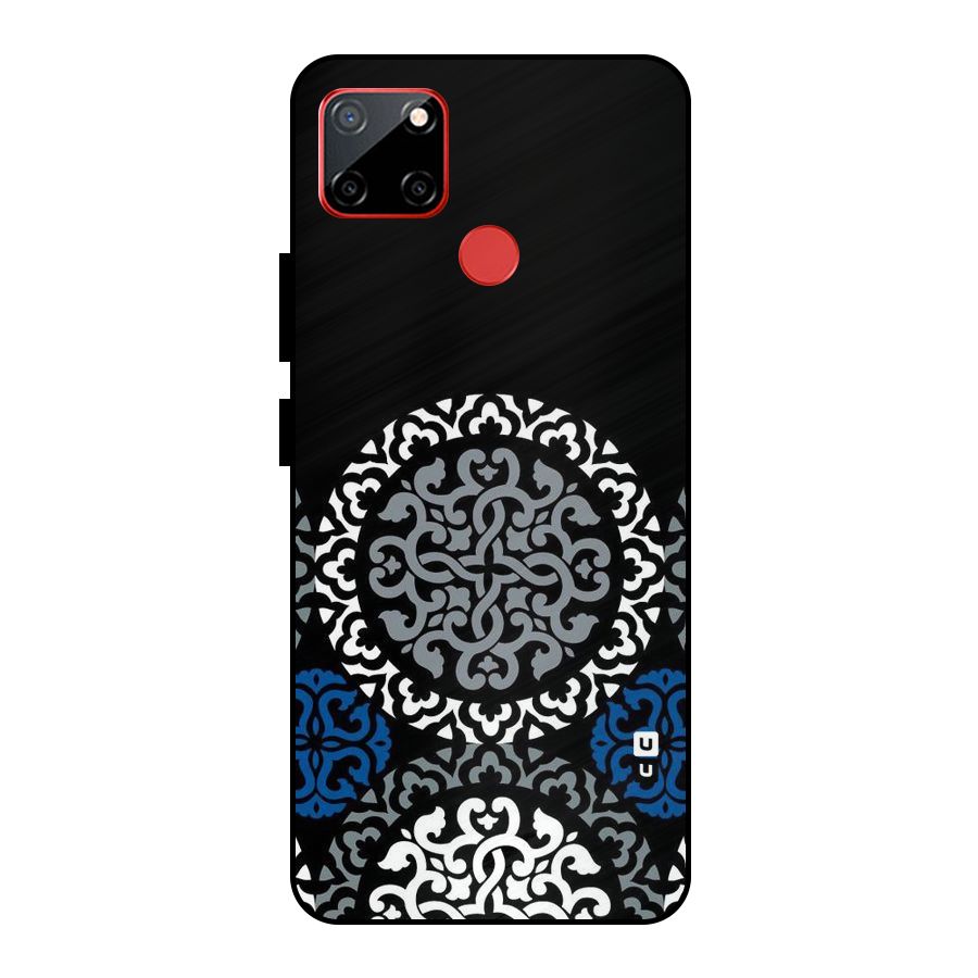 Mandala Circle Pattern Metal Back Case for Realme C12