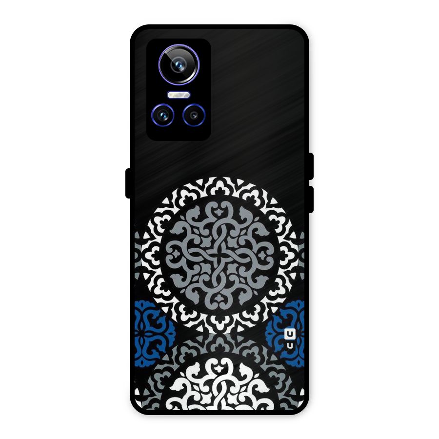 Mandala Circle Pattern Metal Back Case for Realme GT Neo 3