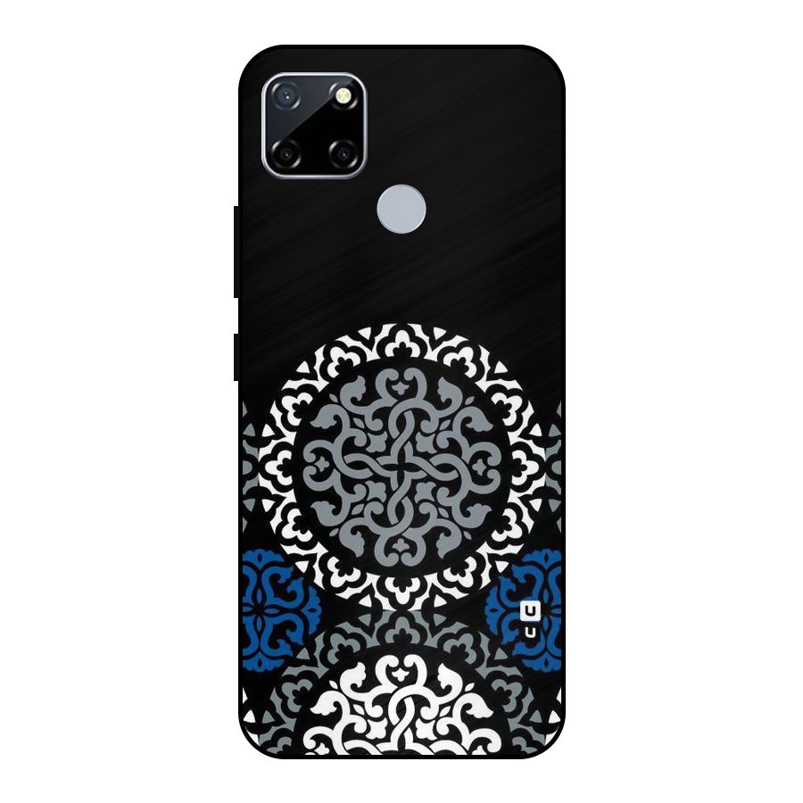 Mandala Circle Pattern Metal Back Case for Realme Narzo 20