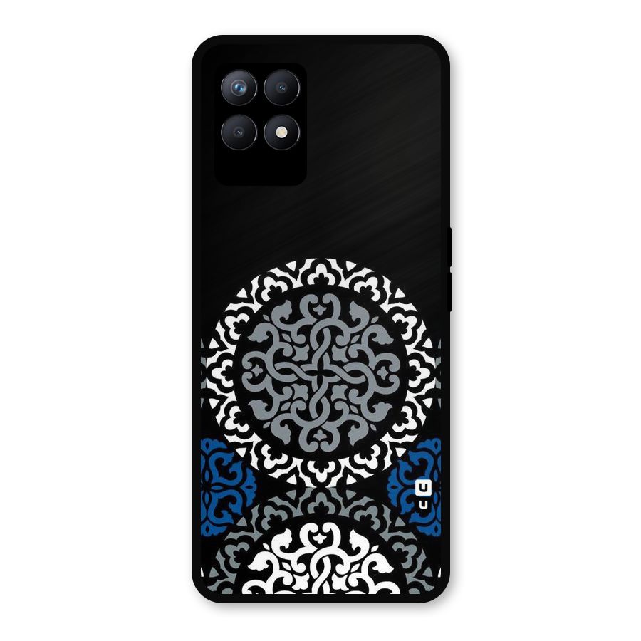 Mandala Circle Pattern Metal Back Case for Realme Narzo 50