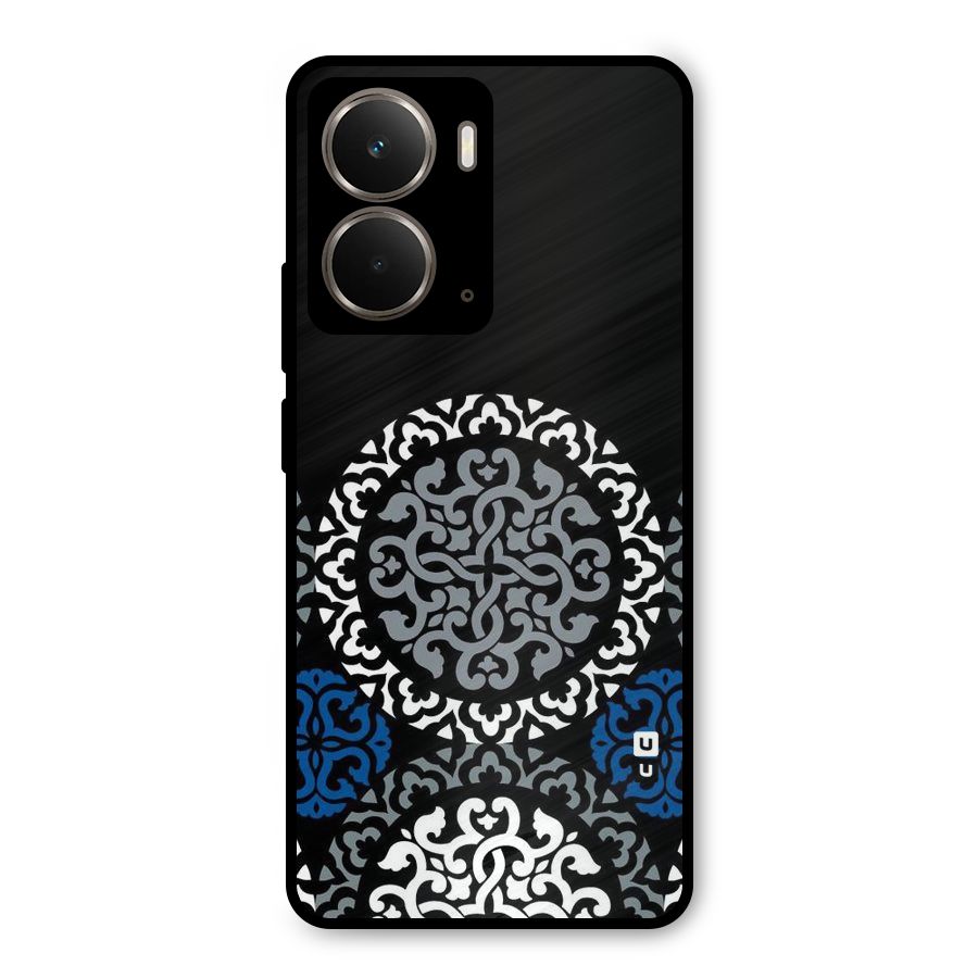 Mandala Circle Pattern Metal Back Case for Realme P3