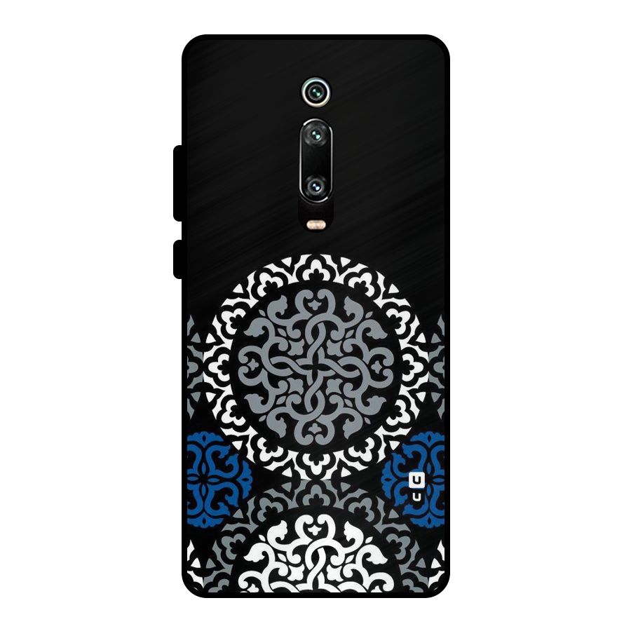 Mandala Circle Pattern Metal Back Case for Redmi K20