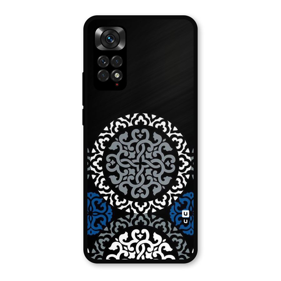 Mandala Circle Pattern Metal Back Case for Redmi Note 11s