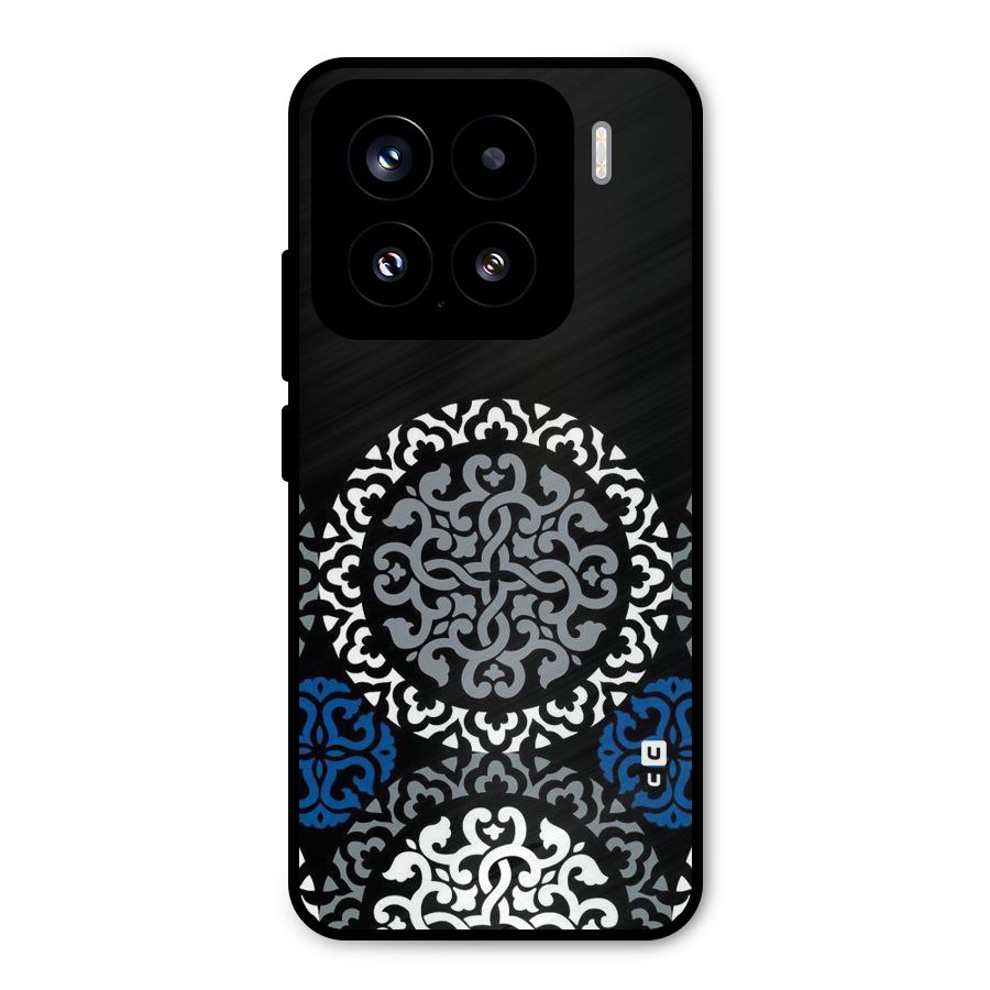 Mandala Circle Pattern Metal Back Case for Xiaomi 15