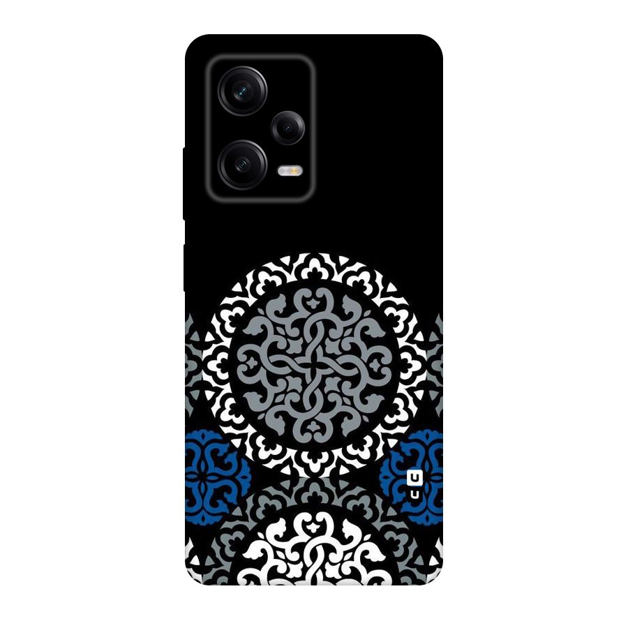 Mandala Circle Pattern Original Polycarbonate Back Case for Redmi Note 12 Pro