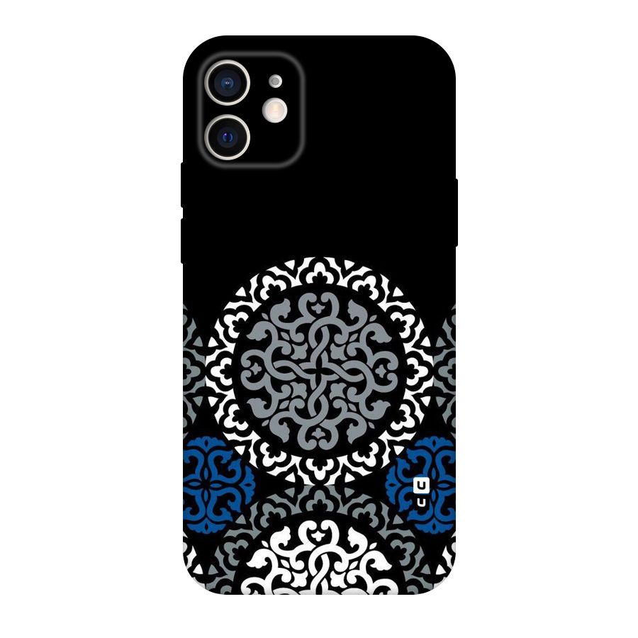 Mandala Circle Pattern Original Polycarbonate Back Case for iPhone 12