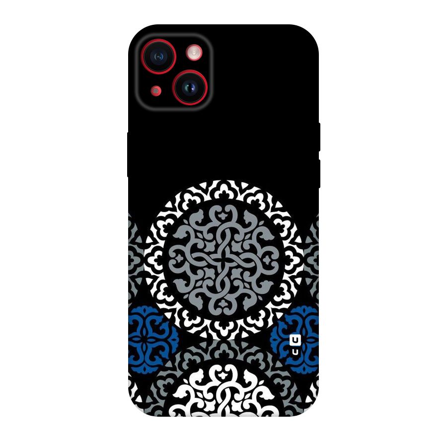 Mandala Circle Pattern Original Polycarbonate Back Case for iPhone 14 Plus